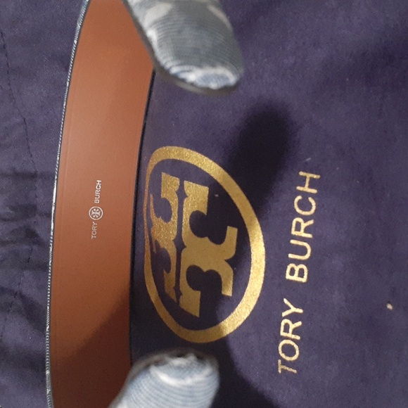 Tory Burch T MONOGRAM DENIM HEADBAND NWT - Picture 5 of 5